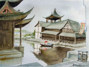 Temple in the Kenyan Scenic Area